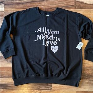 NWT Torrid The Beatles sweatshirt size 2 2x 18 20